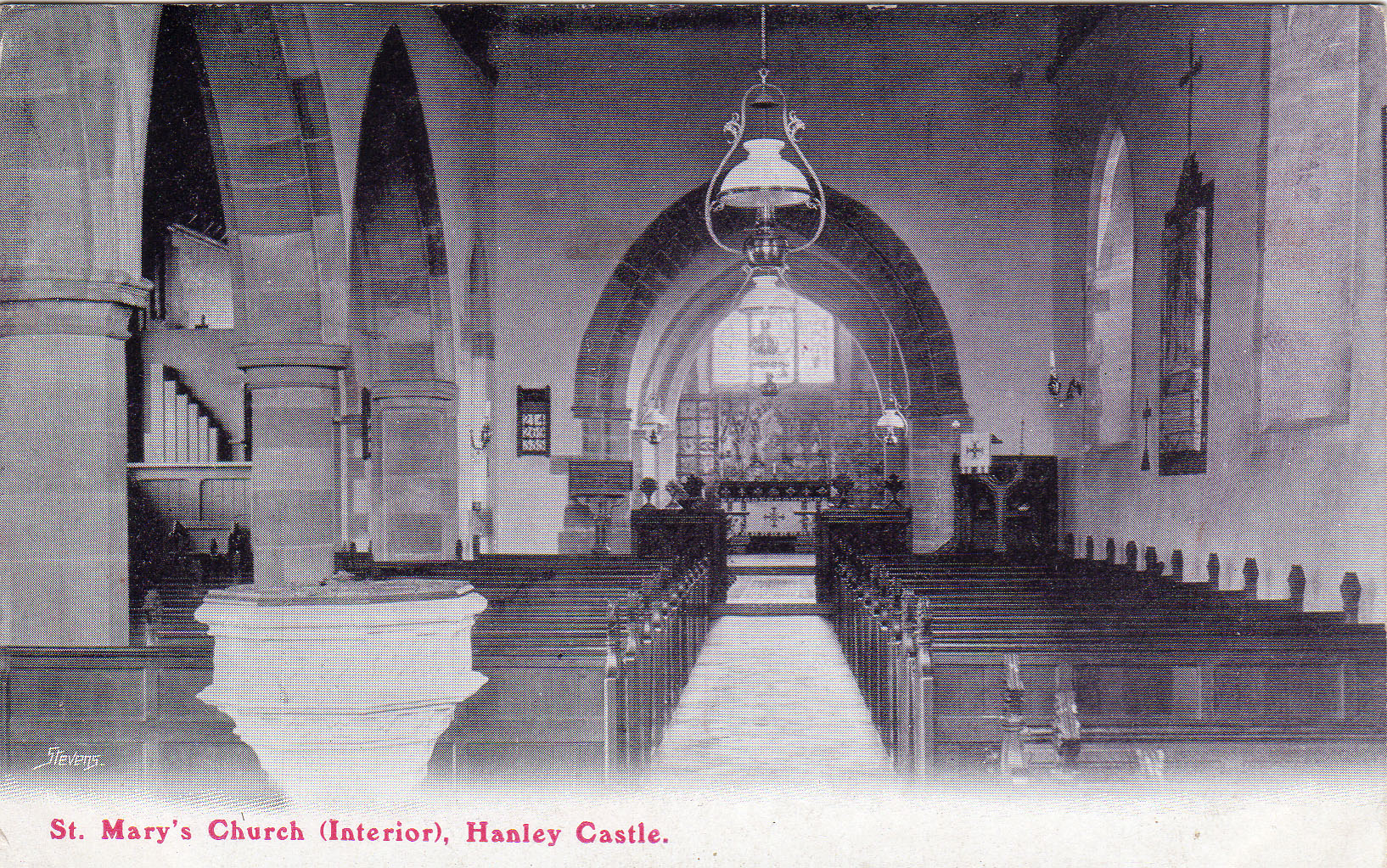 Hanley_Castle_interior_c1905