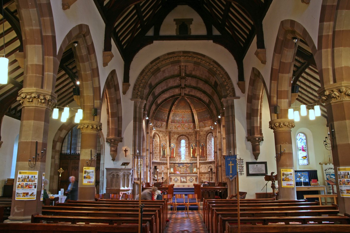 St Luke's with pews. March 2009